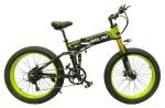 1kw Motor Folding Fat Tyre Electric Bike , ODM Electric Assist Mountain Bike