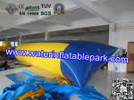 Blue And Yellow Inflatable Water Blob , Inflatable Water Jumping Pillow