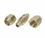 Antirust Solid Brass Pipe Fitting 3/8inch Barb For 3/8-Inch ID Polyurethane Air