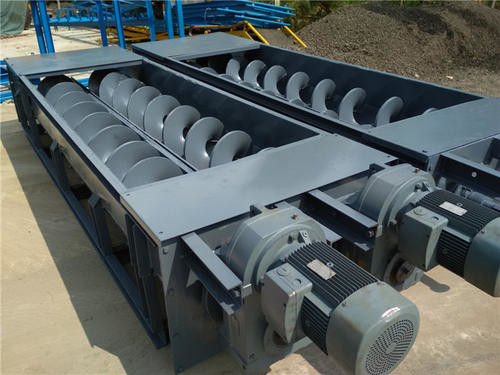 Sewage Stainless Steel Auger Conveyor , 500mm Industrial Screw Conveyors