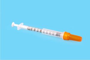 China Medical Disposable Insulin Syringe With Needle 0.3ml 0.5ml 1ml U 100 U 40 factory
