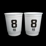 Beverage 20 Oz Disposable Coffee Cups With Lids Food Grade Ink Boba Tea Shops