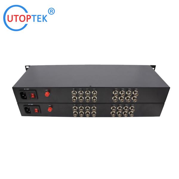 16ch 1080P BNC video, with Rs485 data, Fiber FC/SC/ST 20km, HD-CVI/AHD/TVI 1080P