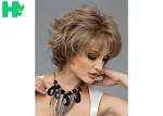12 Inch Synthetic Hair Curly Short Blonde Wigs 100% High Temperature Wire Wigs