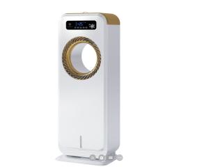 China Vertical Humidification Spray Fan Evaporative Personal Air Cooler Portable Wearable Fans factory
