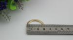 Mutil-color round shape 24 mm iron metal split key ring clip wholesale