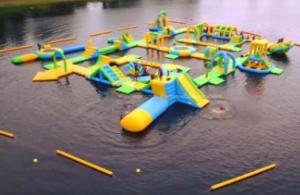 China Outdoor Floating Inflatable Water Park 0.9mm PVC Inflatable Water Games factory
