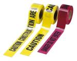 Plastic Barricade Tape PE Roll Waterproof Durable Non-adhesive Warning Tape for