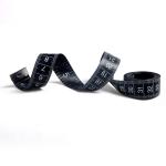 Black Bold Number Body Measuring Tape , Soft Fabric Cloth Sewing Tape Measure