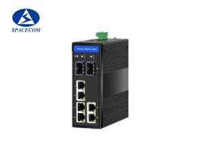 China 6×10/100/1000 Base Tx , 2×100/1000base Fx Sfp Wall mounting factory