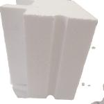 Fe2O3 0.15 Glass Furnace Fused Cast Alumina Block Refractory White Corundum