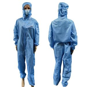 China Anti Static Washable Polyester Carbon Fiber ESD Workwear on sale