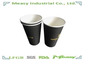 China 500cc Black Single Wall Paper Cups Disposable Coffee Cups Medium Speed Machine Made factory