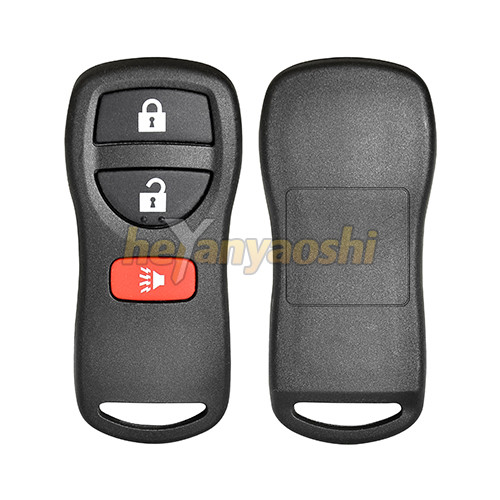 China Nissan 3 Buttons Smart Key Shell with Emergency Key Insert factory