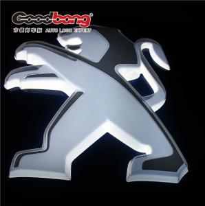 China Custom 3d acrylic thermform led lighting car showroom logo factory