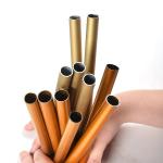 6063 T5 Anodized Pipe Rod Round Aluminum Tube For Decorations