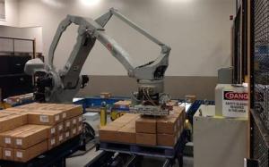 China Food Box Automated Palletizer Systems Medical Textiles factory
