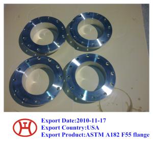 China ASTM A182 F55 S32760 1.4501 Zeron 100 WN SO Blind flange forging disc ring factory