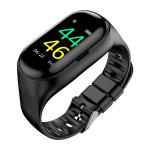 0.96 Inch TFT 2 In 1 Smart Band Blood Pressure Dual Earphone M1 Smart Watch