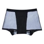 4 Layers Leak Period Proof Pants Shorts Sports Women Black Wave Point Heavy Flow