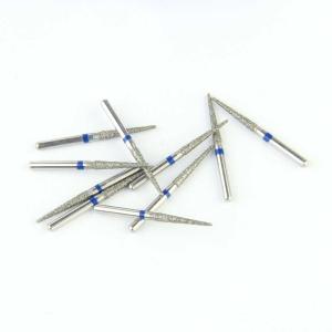 China Dental Diamond Cutting Burs For High Speed Handpiece TC Series Needle Shape Head factory
