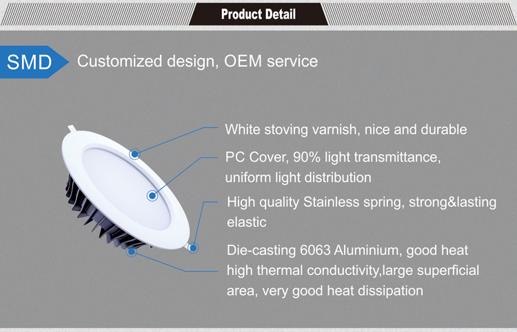 20W SMD LED downlight wholesale supply