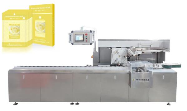 Touch Screen Continuous Automatic wet wipes and facial mask Cartoning Machine