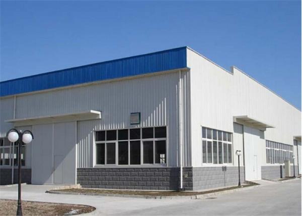 Pre Manufactured Light Steel Structure Warehouse With EPS / Rockwool / PU