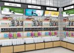 Lipstick Makeup Display Shelves , Beauty Salon Cosmetic Product Display Stands