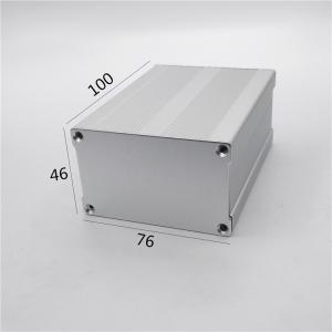 China 76*57*100mm Anodizing White Extruded Aluminum Housing factory