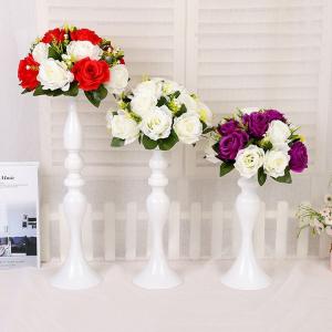 China Table wedding centerpieces decorative flower vase pillar shape flower vase for wedding decor factory