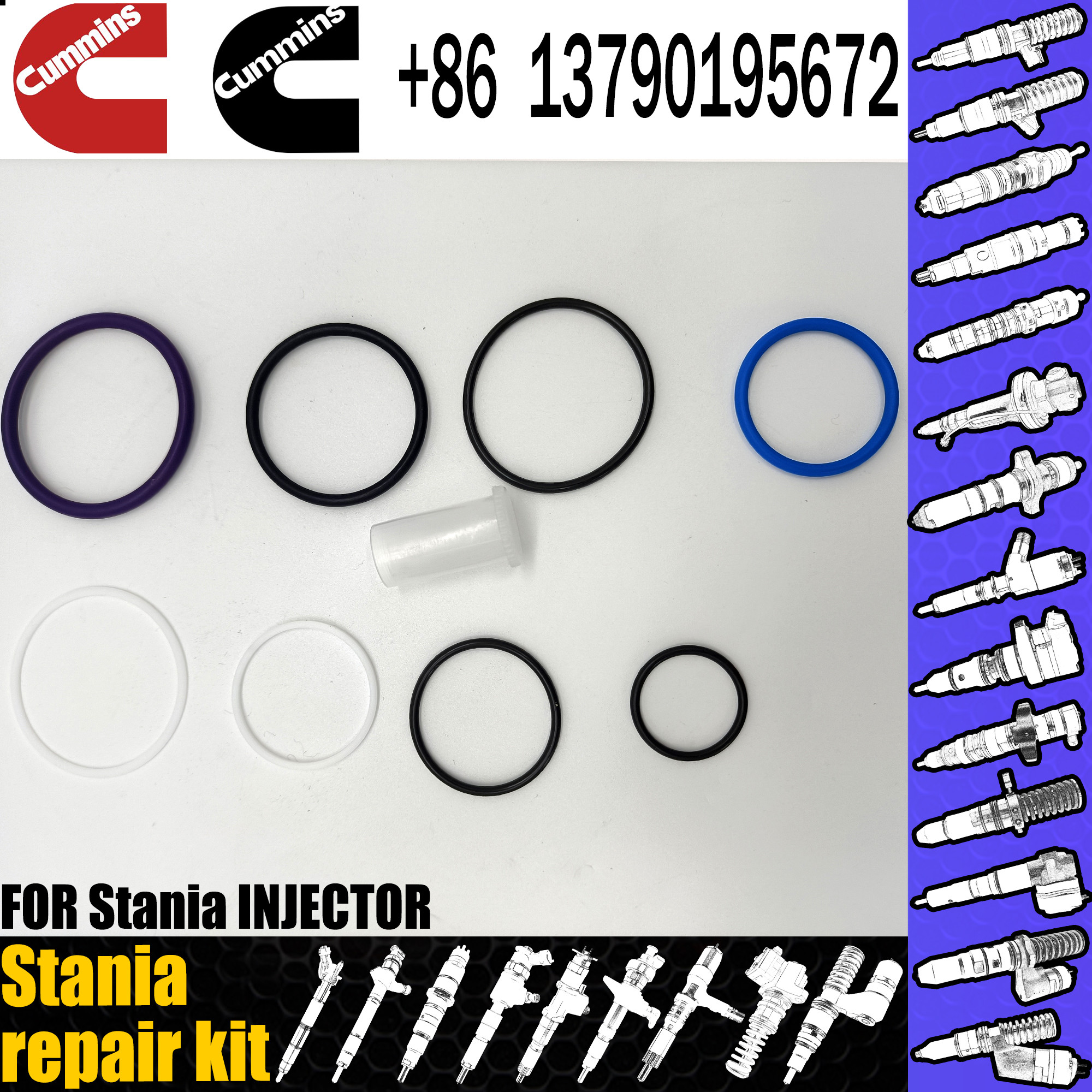 Excavator Injector Repair Kit
