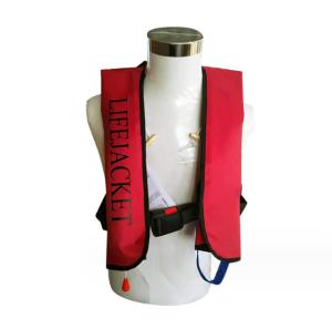 China Portable Hanging Neck Inflatable Life Jacket TPU Nylon Auto Inflate Life Jacket factory