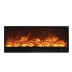 47'' 1200mm TV Stand Electric Fireplace Built-In Muilti-Color Imitation Flame