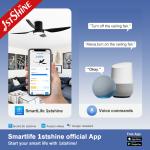 Smart Ceiling Fan With Light Dc Motor Energy Saving Dimmable