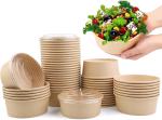 ODM / OEM Emballages Alimentaires Round Biodegradable Eco-Friendly Take Away