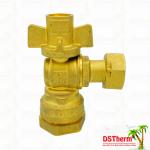 CW617N Gate Brass Ball Valve Single Union 1000pcs