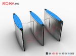 CE Approved Flap Barrier Gate Access Control System For Subway Station