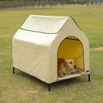 Xl Elevated Dog Bed Pet Bed Sunshade March Bed Outdoor Pet Tent Breathable