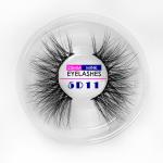 Custom Logo Thin 5D Mink Eyelashes 25 Times Usage