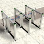 Office Face Recognition Speed Gate Systems Ticket Turnstile Gate Unlock Time 0