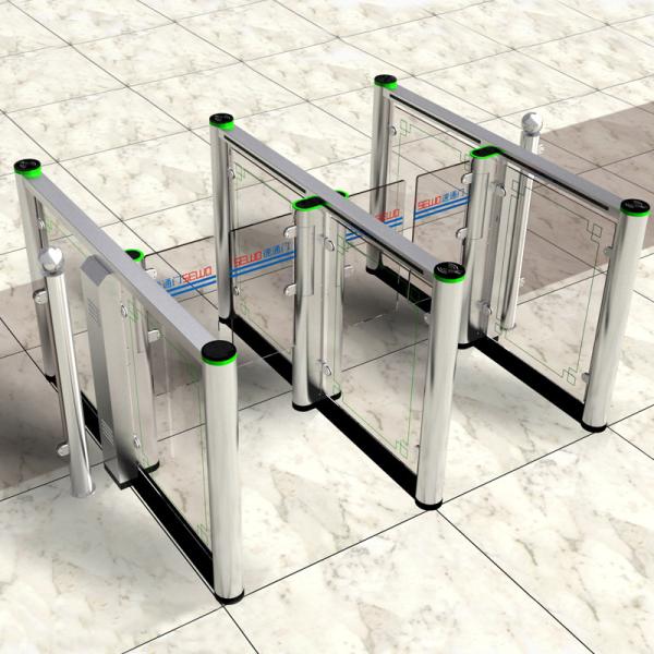 Office Face Recognition Speed Gate Systems Ticket Turnstile Gate Unlock Time 0