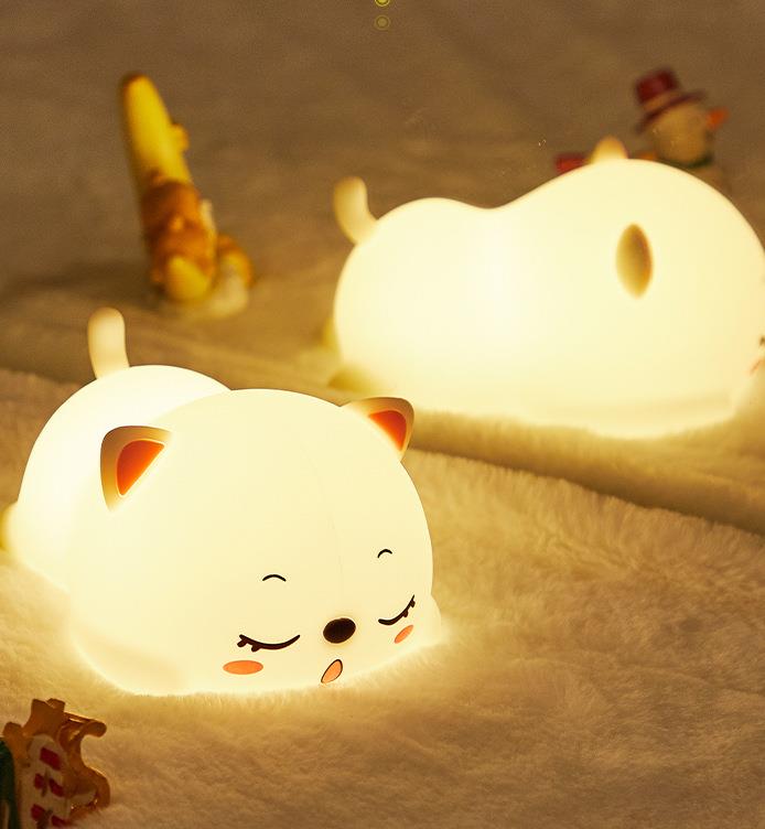 Tap Control Silicone Night Light For Kids And Babies