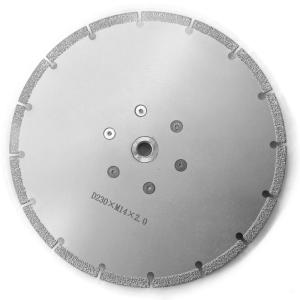 China Long Lifespan Electroplated Diamond Cutting Discs For Granite Ceramic Silver Advantage factory