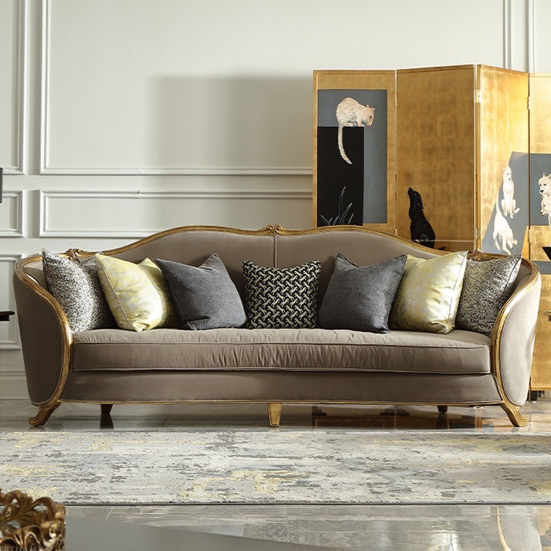 French Antique Hotel Lobby Furniture Office Room Sofa Sets