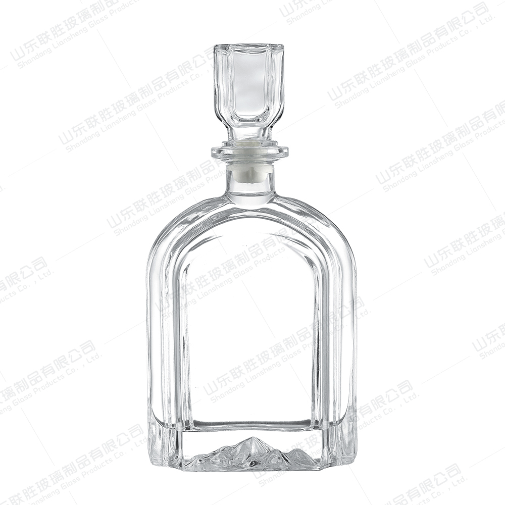 Rubber Stopper Sealing Type Glass Wine Bottle Acceptable for Customized Wine Bottle