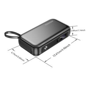 China LED Digital Display PD 65W Cell Phone Power Bank 15000mAh Fast Battery Storage factory