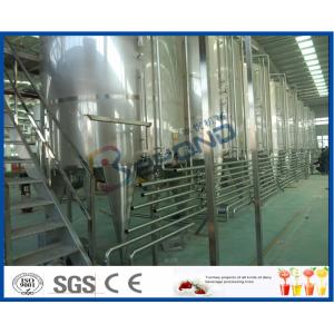 Beverage Manufacturing Soft Drink Making Machine , Soft Drink Plant Machinery