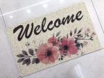 Anti-slip plastic pvc printed door mat