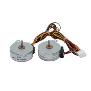 China Permanent Magnet Micro Stepper Motor And Gearbox 24V 4 Phase For MIni Printer 35MM factory